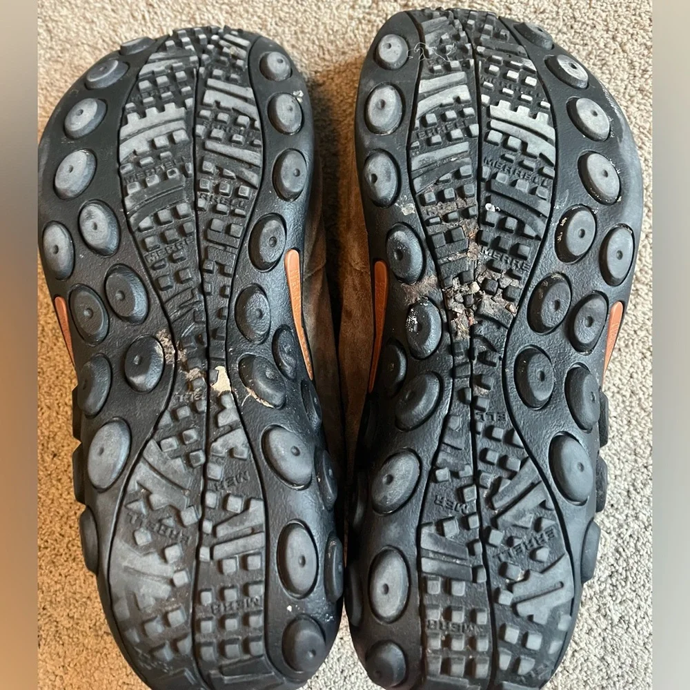 Merrell Jungle Moc Men’s size 9.5 Wide Tan (Gunsmoke) Slip-On Shoes - Picture 6 of 11